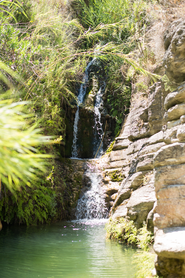adonis baths waterfalls paphos