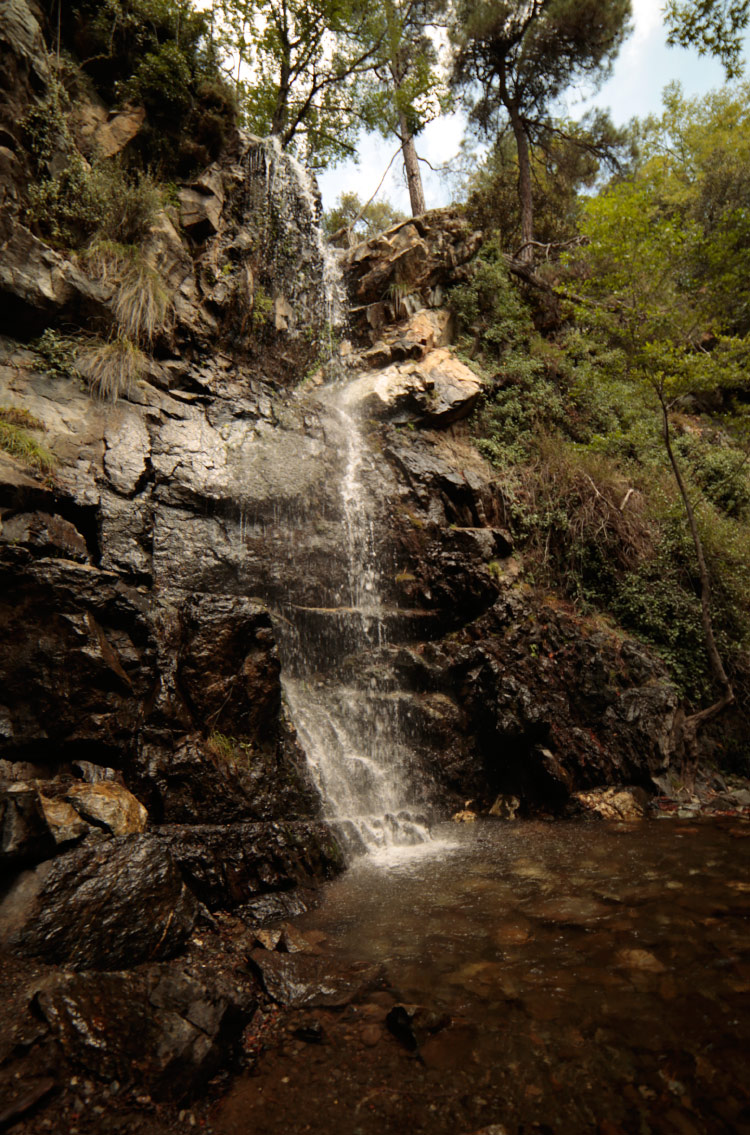 Cyprus waterfalls