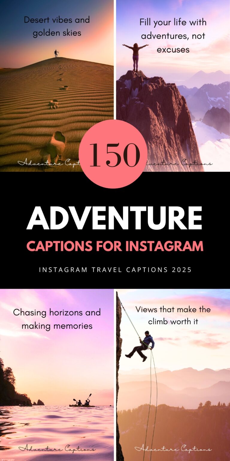 Funny Instagram Captions For Adventure
