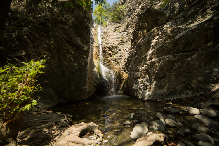 showcasing cyprus aesthetic through its nature - photo of waterfalls in Troodos mountains