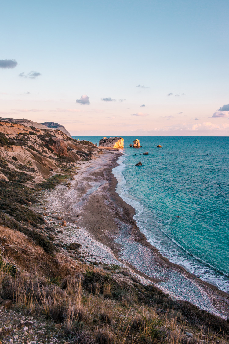 The Rock of Aphrodite near Limassol