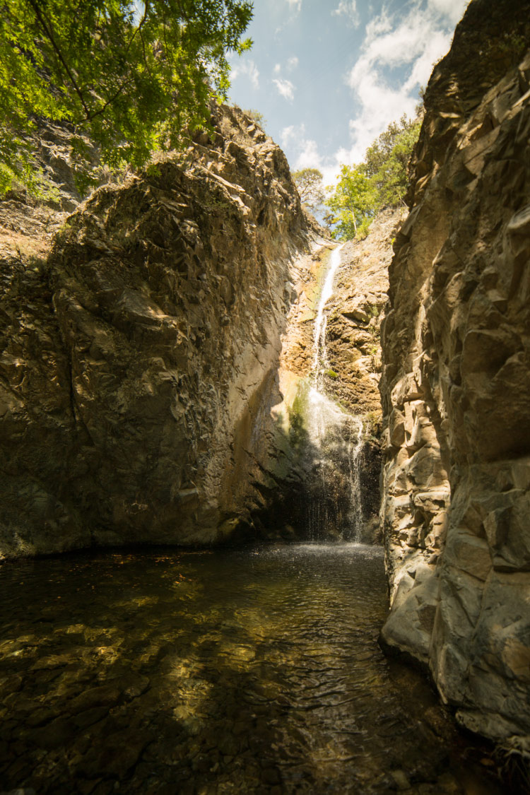 Waterfall in Troodos Mountains