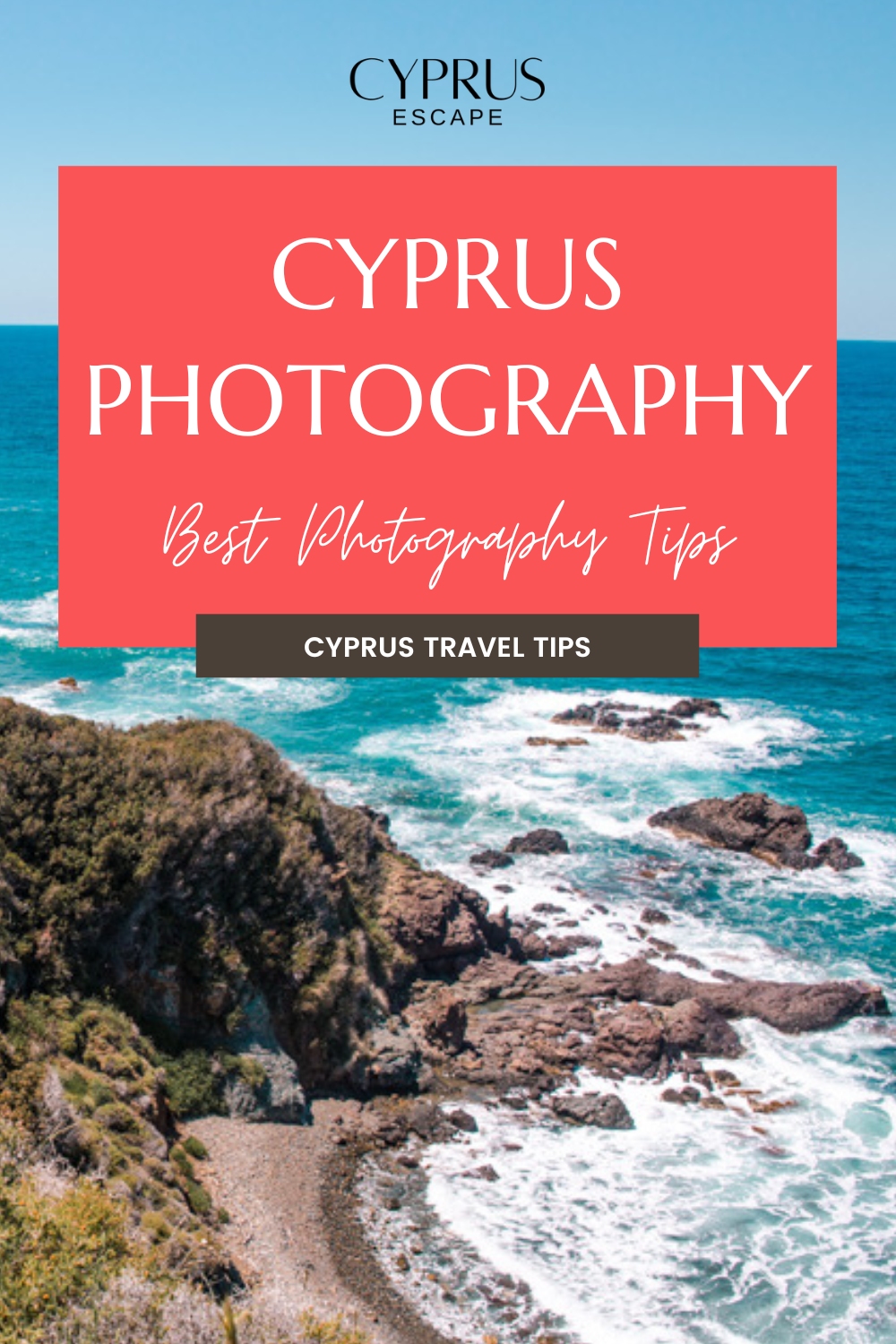 pinterest image for an article about Cyprus photography ideas
