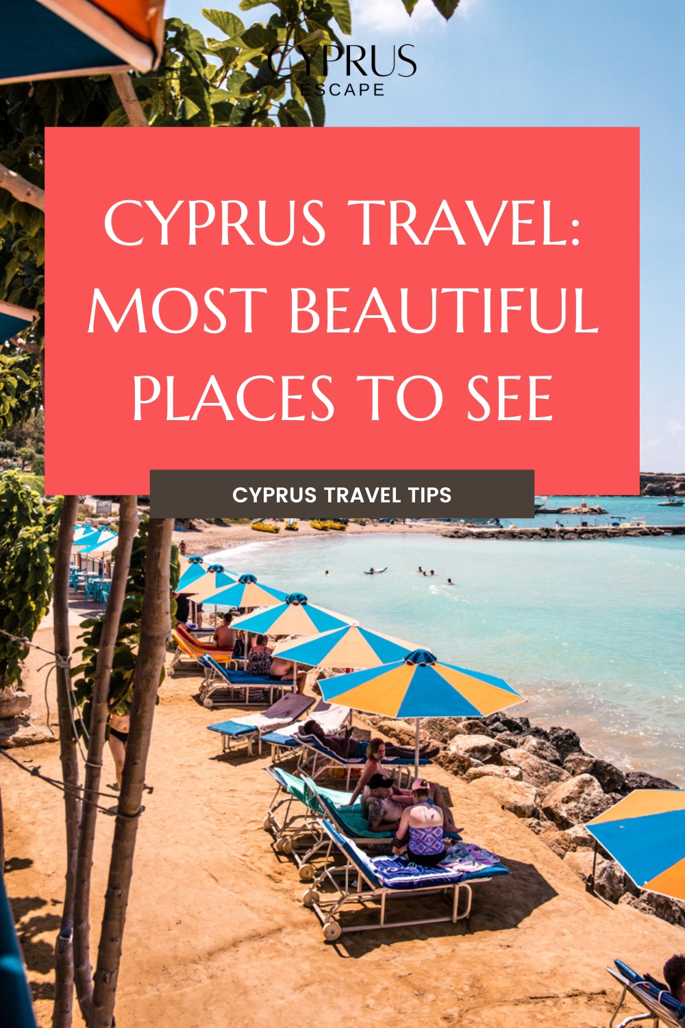 pinterest image for article about cyprus travel and beautiful places to discover