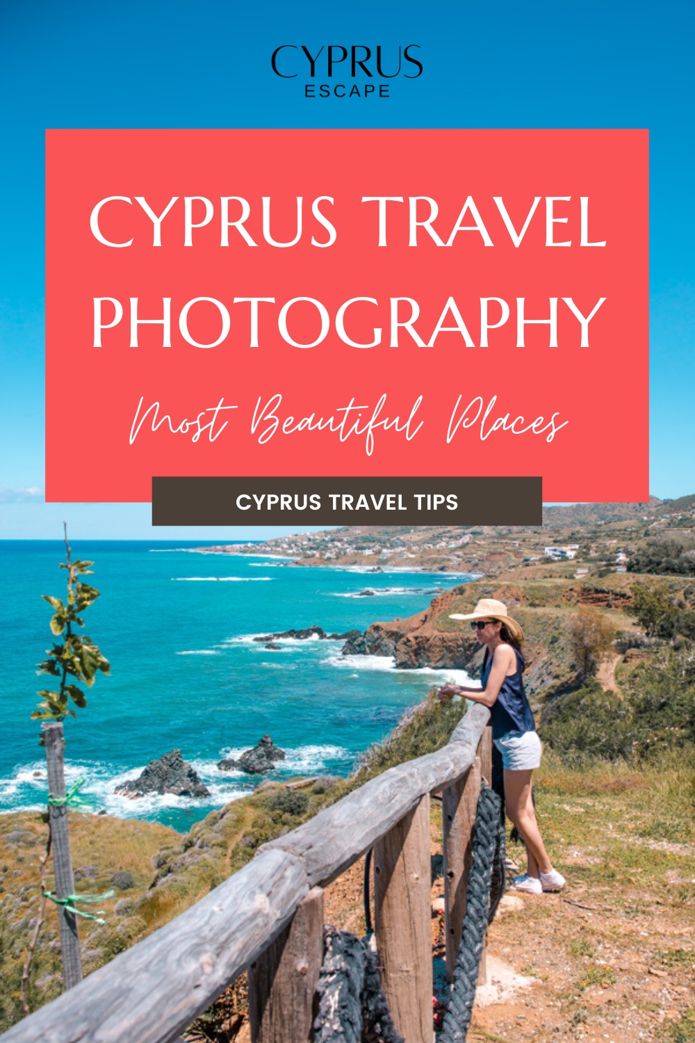 pinterest image for an article about cyprus travel photography